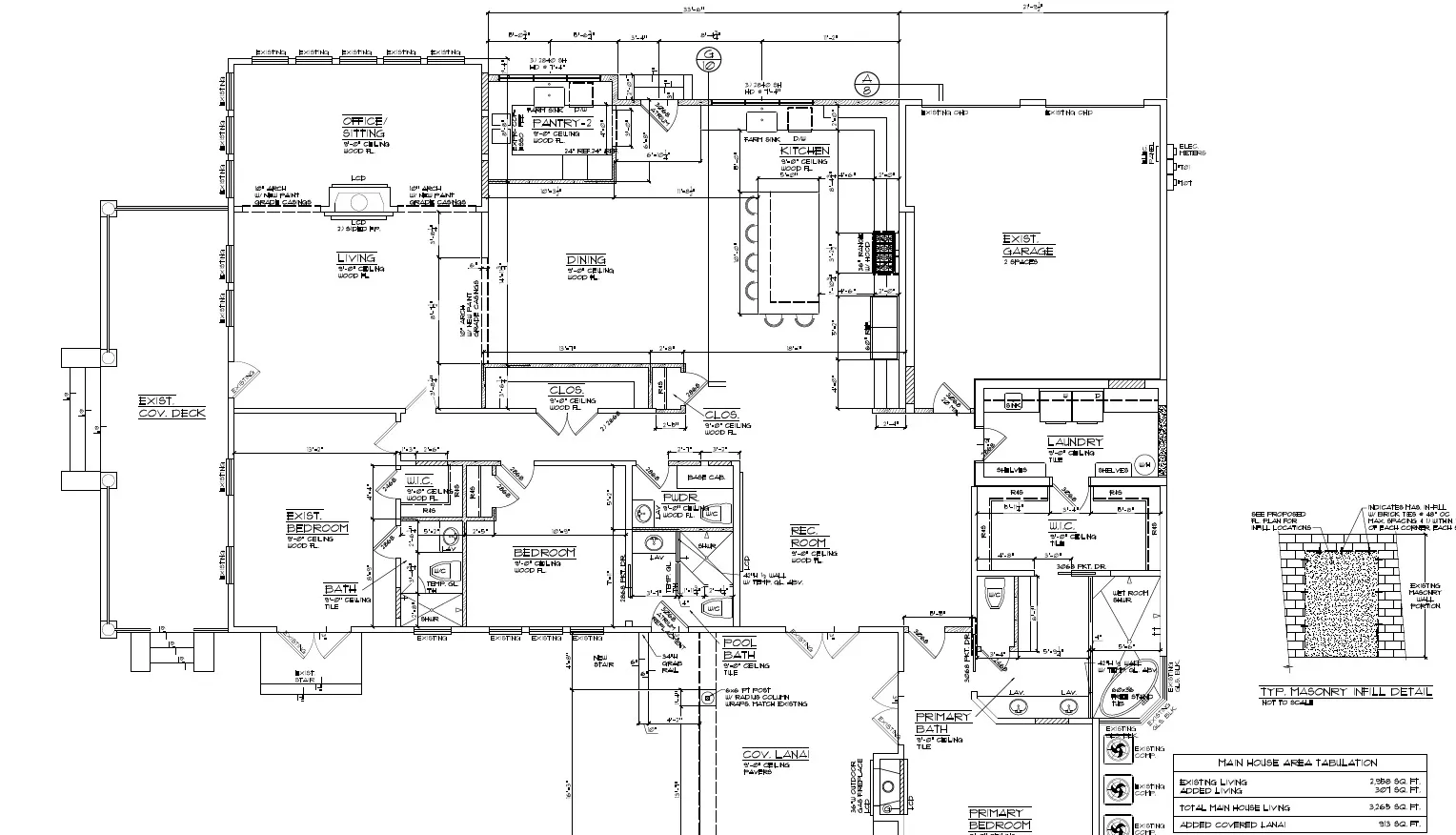 Architectural drawing set